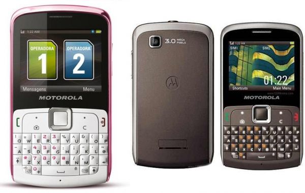 MOTOROLA EX 115 ORIGINAL DUAL CHIP + Cartão de 8 GB